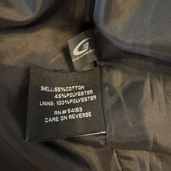 Colebrook Black Button Down Medium Weight Pea Coat - Picture 6 of 7